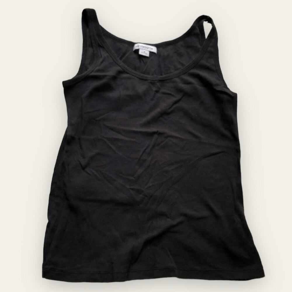 Liz Claiborne Goth Black Tank Top